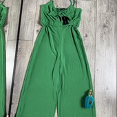 Класний комбінезон текстура по типу жатки спереду завьязка-бант