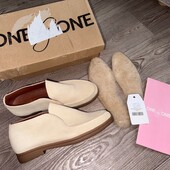 One by One замшеві лофери (напівчоботи). Повністю натуральні.+вкладу натуральні устілки для зими