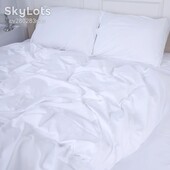 Наволочка White Mikrosatin Premium Однотонная 100*50 см