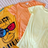 Розпродаж! Яскраві футболки 3 одним лотом