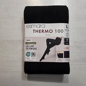 Есмара! Жіночі термоколготки, теплі жіночі колготки! 100 ден, чорні! 40/42 євро (46/48 наш)! Лот 16