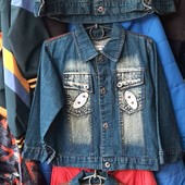 джинсова вітровка