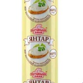 Сыр Полтавський Смак Янтарь плавленый 60% 200 г

