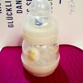 Бутылочка для кормления, антиколиковая Mам еasy Start™ Anti-Colic 130 мл. + силиконовая соска, 0+