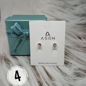 Сережки Stainless Steel нержавіюча сталь 4мм