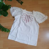 Блуза бавовняна з вишивкою р.44-46 ❤️від 2-х лотів подарунок