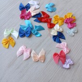 Бантики для рукоділля 20шт