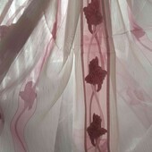 Тюль ( отрез)лен дождиком 5 м