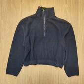 #4689. Флісовий світшот , вкорочений,оверсайз ,S