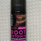 Тонувальний спрей Syoss Root Retoucher для фарбовування відрослих коренів та сивини, каштан