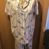 Пижама, комплект, костюм, 100% коттон, XL, Disney. стич, в ідеалі
