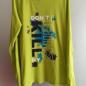 Лонгслив футболка трикотажная до роста 164