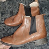 Clarks uk6D 39р шкіряні челсі