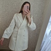 Шикарна річ! Білосніжний піджак - плаття - пальтішко❤️ Відмінний стан