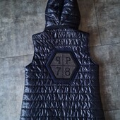 Тепла подовжена жилетка Philip Plein L