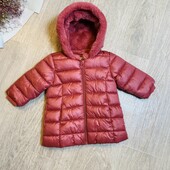 Дитяча демісезонна куртка (холодно осінь/тепла зима) для дівчинки 68 см