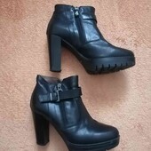 Ботинки деми кожа Италия р 36