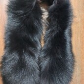 Натуральне хутро песець на гудзиках