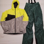 Крівіт! Лижний термо комбінезон: зимова куртка для хлопчика і лижні штани 146 152