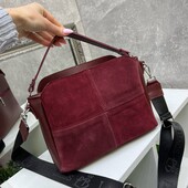 Жіноча сумка замша