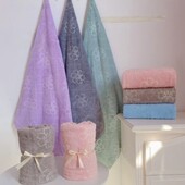 Рушник для обличчя пухнаста мікрофібра 100*50