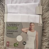 510. Майка мужская, Livergy, , набор 3 шт. размер L, 100% хлопок