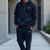 ♥️Дуже теплий, якісний, флісовий, чоловічий костюм, рр48 і 50,т.синій, якість супер! -