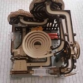 Конструкор деревянный шариковый лабиринт 24х27х22 см 