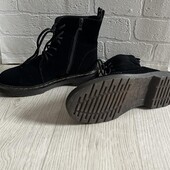Ботинки сапоги утеплені демісезонні з натуральної замші 41р
