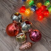 Винтажные. Елочные украшения, шарики Все что на фото одним лотом