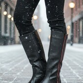 Жіночі утеплені чоботи європейка