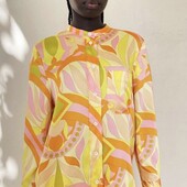 Стильна яскрава блуза, S