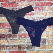 Арт.0310 набір 2шт трусики танга мереживні від h&m розмір євро м