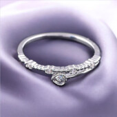 Каблучка 'Xuping' Фіаніт (Родій) 051296