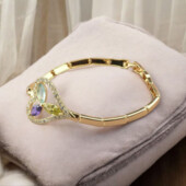 Браслет 'Xuping' Фіаніт 19 см. (позолота 18к) 056288