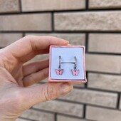 Срібні сережки метелики s925