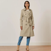 ♕ Якісний класичний жіночий тренч від Tchibo(Німеччина) р.: 48-50(42 євро)