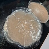 Силиконовые многоразовые наклейки на грудь , форма-цветок 6,5см1 комплект