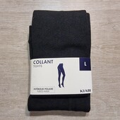 Kiabi! Жіночі термоколготки, жіночі колготи! Л розмір, чорні! 8 євро! Лот 21