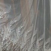 Готовая на тесьме шикарнейшая тюль 2м ширина