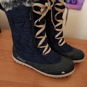 Теплі чоботи нові quechua 38р