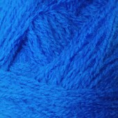 пряжа акрил с добавлением шерсти цвет синий 