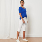 ♕ Стильні еластичні штани довжиною 3/4 від Tchibo (Німеччина) розмір наш 46-48(40 євро)нюанс