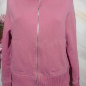 Кофта на змейке тёплая коттоновая р Л