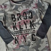 Primark брендовый хлопковый реглан на мальчика подростка рост 146/152 см