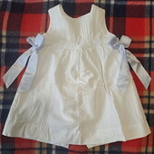 Біленький сарафанчик 12-18 місяців.