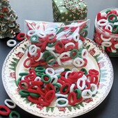 Лот-100шт! Набір яскравих резинок для волосся