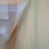 Шикарнейшая тюль отрезок 5м жаккард бирюза с люрексовой ниткой