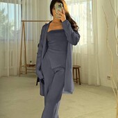 Костюм трійка ( штани+топ+палаццо)