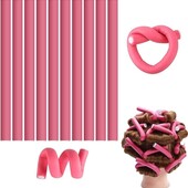 остаток 10 шт Бигуди из термостойкой пены для длинных средних волос, бигуди с мягкой губкой 1 см диа